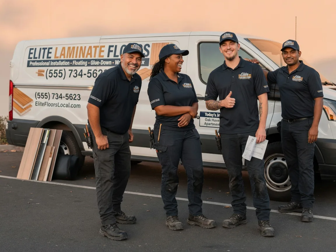 Laminate flooring installation company in Damon, TX